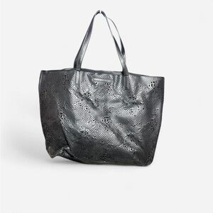 Victoria's Secret Black Perforated Tote